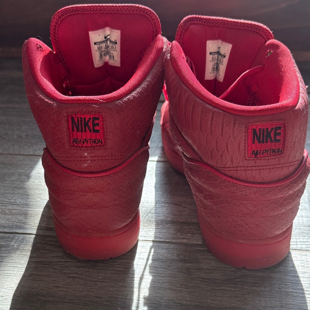 Nike Air Python Red Sneakers - image 4